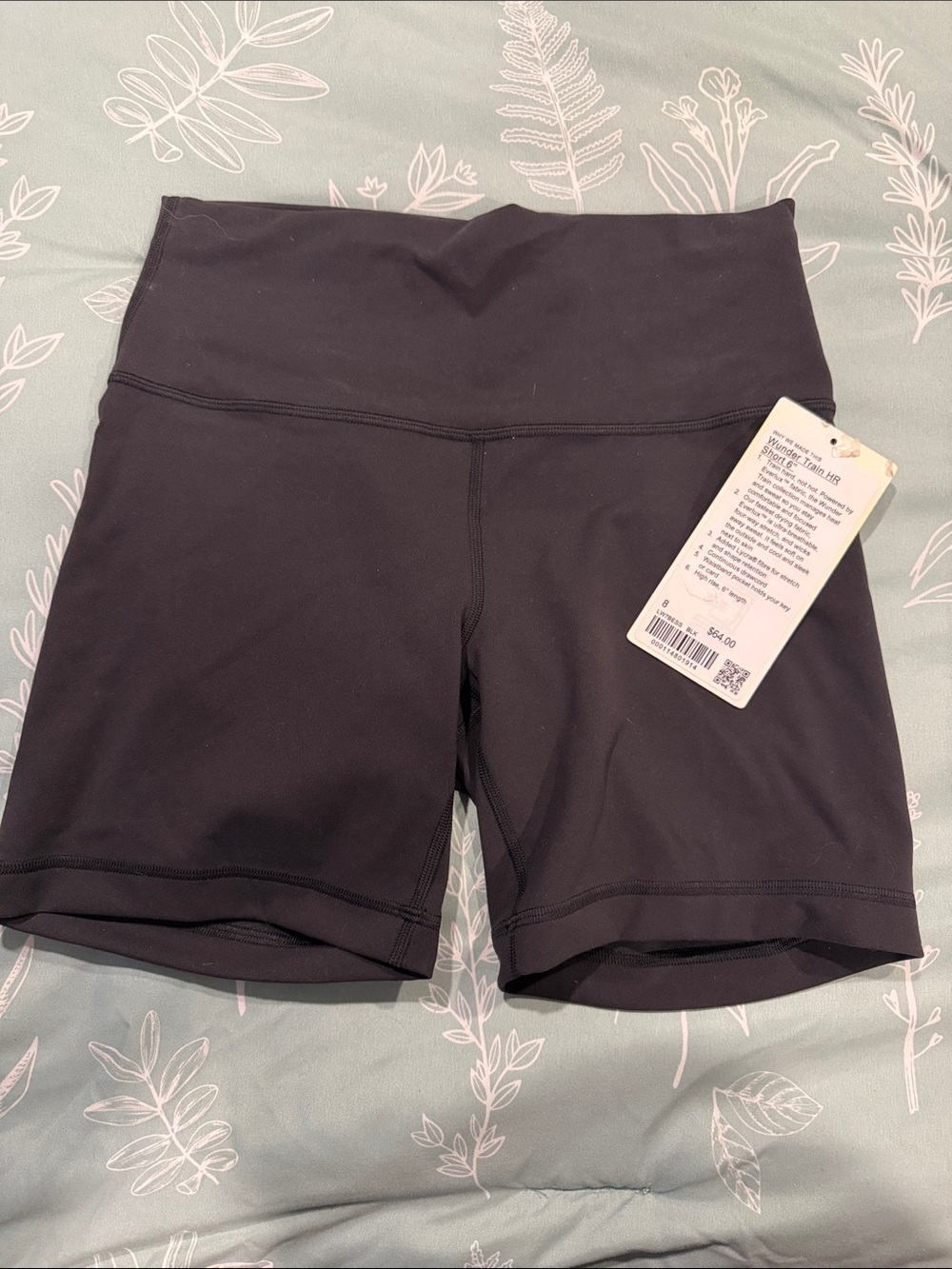 lululemon athletica Black High-Rise Bike Shorts